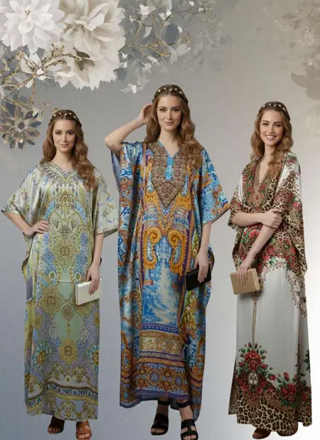 Kaftan E Nazakat Vol 17 By Jisha Poly Japan Satin Bulk Kaftan Orders In India